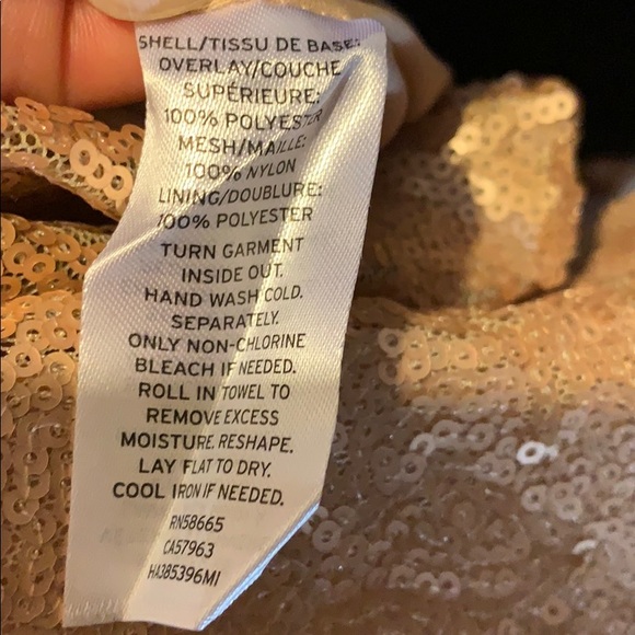 NWT Halogen rose gold sequinned top, M - Picture 6 of 8